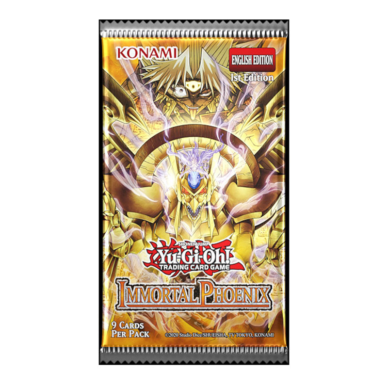 Yu-Gi-Oh! Immortal Phoenix Single Booster Pack — alternate view